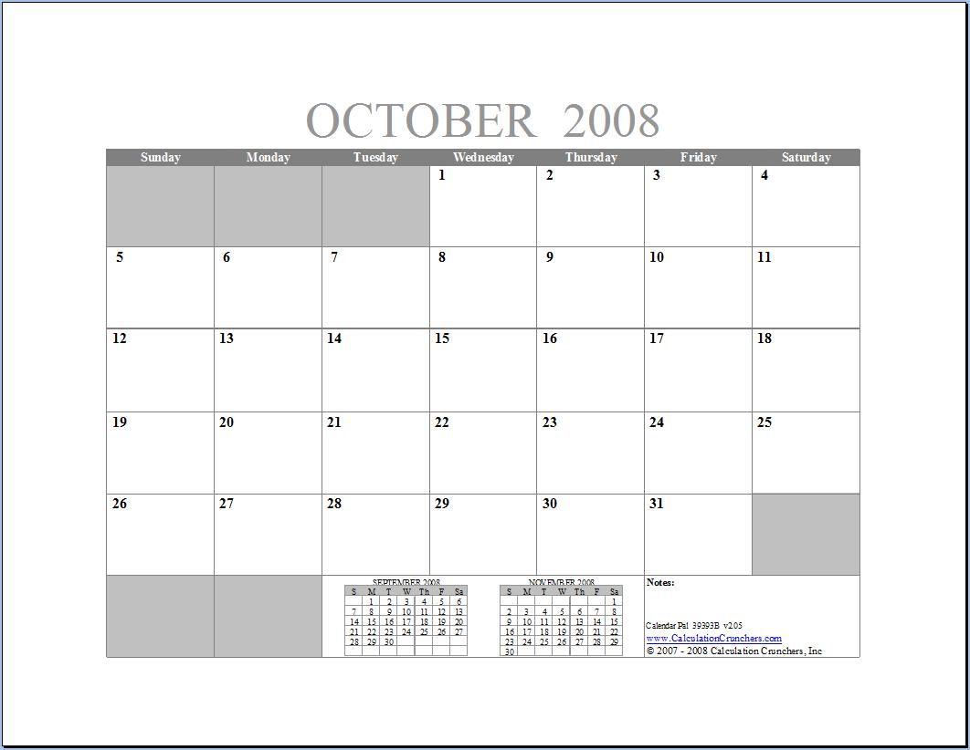 Calendar Pal - Monthly Calendar